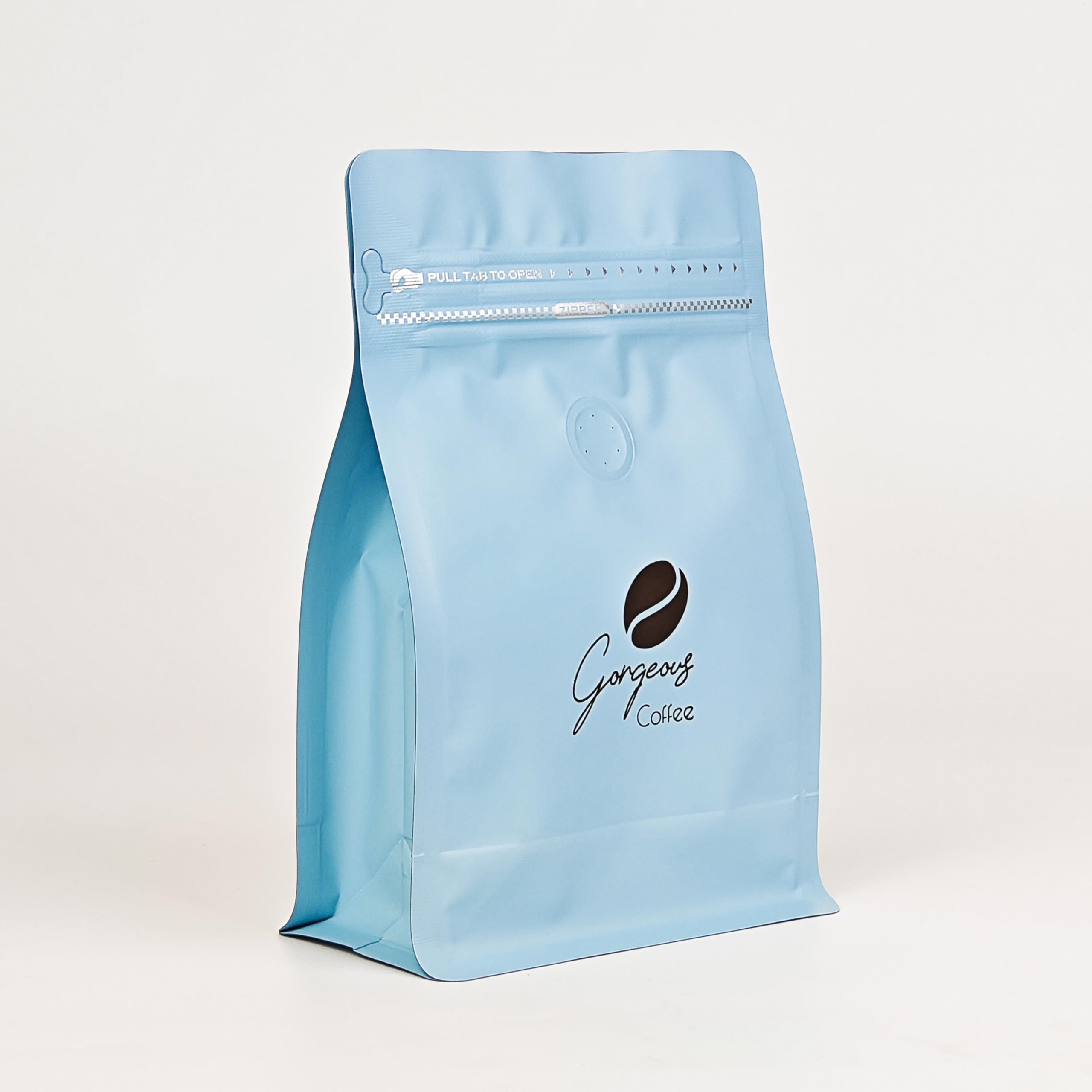 Amazon｜コーヒー豆保存袋 250g 20枚 青 ブルー チャック袋 アルミ袋